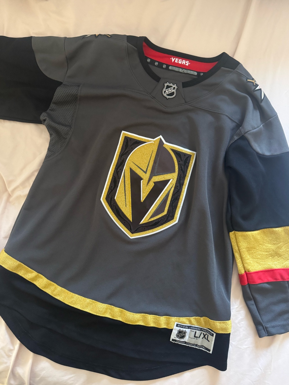 NNL OFFICIAL YOUTH GOLDEN KNIGHTS Vegas Hockey Jersey